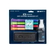 Quartet Whiteboard Marker Plus Accessory Cleaner Kit For Use On Dry Erase Boards