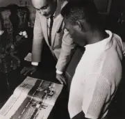 1961 Brazil star Pele studies a magazine in which he is featured Old Photo