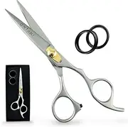 ONTAKI 6.5" Hair Cutting Scissors - Japanese Steel Hair Scissors, Beard & Moustache - Hand Forged Hair Cutting Tool for Professional Barbers - Sharp Hair Shears for Men & Women