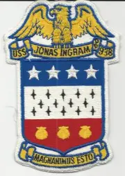 USS Jonas Ingram DD-938 (US Navy Ships Patch) (1978)