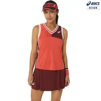 在飛比找momo購物網優惠-【asics 亞瑟士】女 背心 女款 網球 上衣(2042A