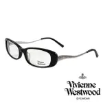 【VIVIENNE WESTWOOD】英倫龐克風光學眼鏡(黑 VW096_01)