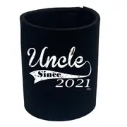 Uncle Since 2021 - Funny Novelty Stubby Holder