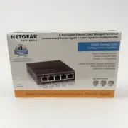 New sealed NetGear ProSafe GS105E 5-Port Gigabit Ethernet Switch