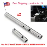 Fr 1:10 RC Crawler Axial Wraith RR10 Bomber Yeti Stainless Steel Axle Tubes 2set