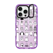 iPhone 16 Pro Impact Ring Stand Case MagSafe Compatible Ghost Fashions