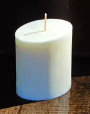 70hr Pure CLOVE BUD Essential Oil Scent OVAL CANDLE Cold Weather Mould Deterrent