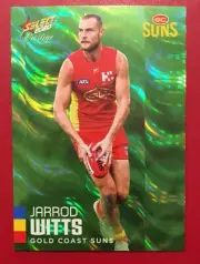 2020 AFL Select Footy Stars Prestige GREEN PARALLEL JARROD WITTS #98 033/60
