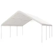 Carports 6x6m Carport Kits Steel Shelter Gazebo Canopy Garage Portable Garden Shed