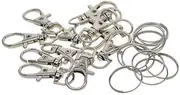[Vaveren] Heavy Duty Swivel Clips with Key Rings - Bulk Pack
