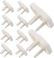 JEWEDECO 45-Pack Child-Safe Outlet Covers Baby Proof Electrical Socket Protectors Design Baby Proofing for Home Safety Material