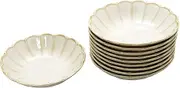 New (Amazon.co.jp Exclusive) Set for Commercial Use, Tableware Series 6.7 inches (17 cm), Shallow Pot (Titanium White) Set of 10