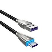 Mcdodo 5A Type C Braided Fast Charging Data Cable 1M For Huawei Super Charge Mate 10 Pro P20 23 GREEN