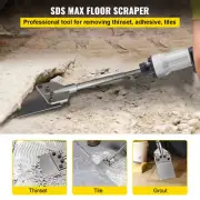 Flat Wide Blade Long Shaft Floor Point Chisel Grout Scraper Tiles Removal Tool
