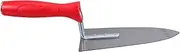 OSALADI Red Plastic Handle Gauging Trowel Construction Spatula Plaster Trowel Bricklaying Tool for Long Hours Work