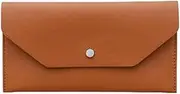 [Generic] Long Slim Wallet - Long Wallet For Men PU Leather Thin Multifunctional Wallet Coin Purse Slim Checkbook Money Organizer Wallet, Shopping Date, Holiday, A, Brown, Se référer au descriptif, Refer to