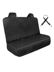 Waterproof Dog Car Seat Cover with Belt for Back Seat - Washable Pet Protector