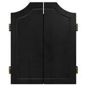 Dart Board Cabinet QUALITY Black Solid Wood Dart Board Cabinet