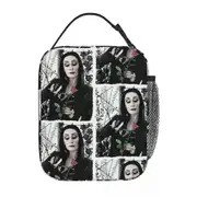c186 Wednesday Addams Lunch Bags Insulated Lunch Tote Portable Bento Box Leakproof Picnic Bags for Woman Work Children School k186