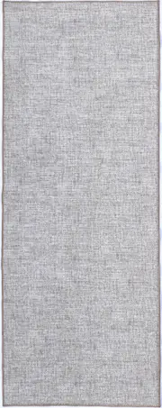 Urban Zinc Solid Grey Runner Rug