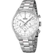 Festina Timeless Chrono Silver Bracelet Watch F16820-1