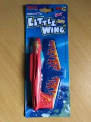 GLIDER PLANE RED & BLUE LITTLE WING CAN FLY OVER 50FT STUNTS OUTDOOR TOY KIDS