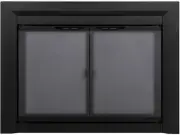 Pleasant Hearth Carlisle Fireplace Glass Door, Small (CL-3000)