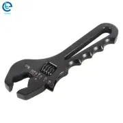 Black Adjustable Wrench Aluminum Tool Spanner for Hose End Fitting 3AN-16AN