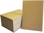 50 Packs 9x12 Inch Cardboard Sheets, Premium Brown Kraft Corrugated Cardboard Backing and Corrugated Inserts Bulk for Shipping, Mailing,T-Shirts, DIY Décor and Crafts