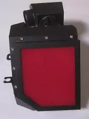 Black Stealth Air box.OEM look. 2006-2011 Honda Civic LX,DX,EX Red Foam filter!