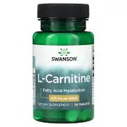 Swanson, L-Carnitine, 500 mg, 30 Tablets
