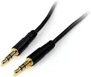 StarTech.com MU6MMS Slim 3.5mm Stereo Audio Cable - M/M (6 Feet)