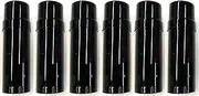 Empty Deodorant Twist-up Containers (Natural, White, Black) - for lotion bar, heel balm etc. (1 oz.) - Travel Size Empty Deodorant Tubes 30g Small Size (6, Black)