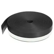 Silicone Seal Strip, 25mm Width x 33FT Length Sealing Foam Tape, Black