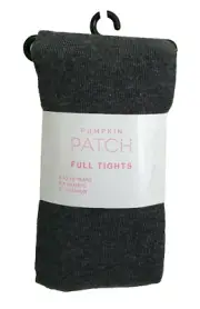 BNWT Pumpkin Patch Brand Girls 8 to 10 Years Grey Footed Style Full Tights