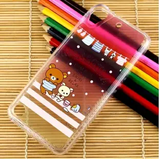 Rilakkuma 拉拉熊 HTC Desire 530 D530u 彩繪漸層保護軟套