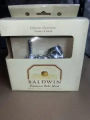 Baldwin Premium Robe Hook Laguna Polished Chrome 3545-260 New Sealed