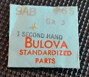 Bulova 9AB Second Hand Gold Alpha 3 watch repair part #65