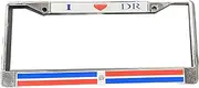 Dominican Republic Flag License Plate Frame