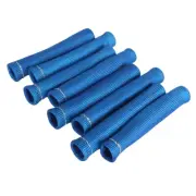 1200° 8Pcs Blue Spark Plug Wire Boots Heat Shield Protector Sleeve SBC BBC 350