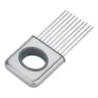 HG Stainless Steel Onion Holder Fruits Veg Meat Cutter Slicer Peeler Chopper Wit