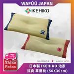 日本製 IKEHIKO 池彥 涼爽 草蓆枕 除濕 消臭 天然 父親節 記憶枕 吸濕 排汗 抗菌 防臭 母親節