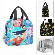 c1079 Wreck-It Ralph Children Lunch Bags Kids School Insulated Lunch Bag Portable Cooler Tote Food tbd1079