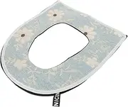 CANIGHT Toilet Seat Covers for Bathroom Washable Cushion Skin Friendly Zipper Design Year Comfort Easy Installation Bathroom Supplies Embossed Texture