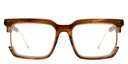 Anna-Karin Karlsson VEGAS SYNDROME Honey Tortoise Women’s Glasses Gold Size 53 - Private Health Rebate - Blue Light Block Available
