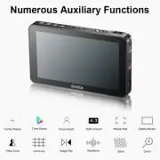 AU Godox GM6S 5.5 Inch Monitor 4K HDMI Touch Screen Portable Monitor For DSLR