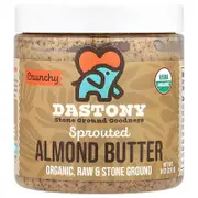 Dastony, Sprouted Almond Butter, Crunchy, 8 oz (227 g)
