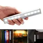 Battery Operated LED Drawer Under Cabinet Light with PIR Sensor Kitchen Cupboard