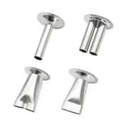 Stainless Steel Jerky Gun Nozzles, Sausage Maker Nozzles 4Pcs Handmade Beef