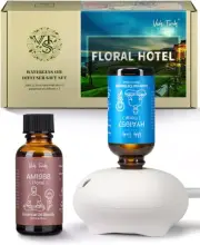 Hotel Scent Essential Oils with Waterless Diffuser, Home Fragrance Gift Set (1 F
